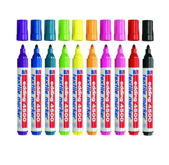 financiën doden Variant Edding 4500 - Textile marker Set complete 1 - Best Pencils (demo)